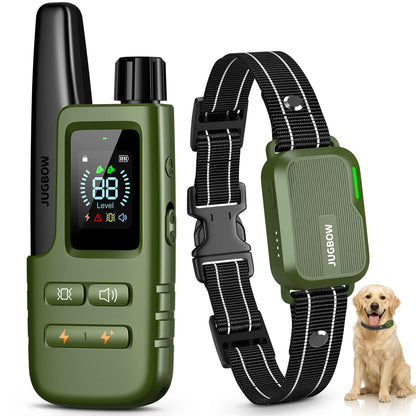 JUGBOW Remote Dog Training Collar with 4500FT Range, IPX8 Waterproof Design, 4 Training Modes, and Rechargeable E-Collar DT61