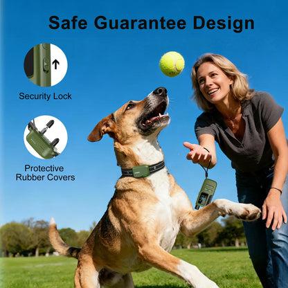 JUGBOW Remote Dog Training Collar with 4500FT Range, IPX8 Waterproof Design, 4 Training Modes, and Rechargeable E-Collar DT61