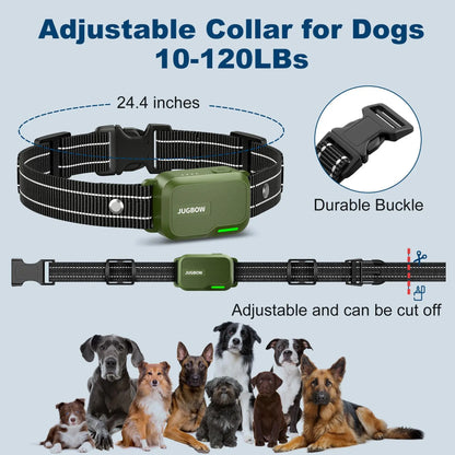 JUGBOW Remote Dog Training Collar with 4500FT Range, IPX8 Waterproof Design, 4 Training Modes, and Rechargeable E-Collar DT61