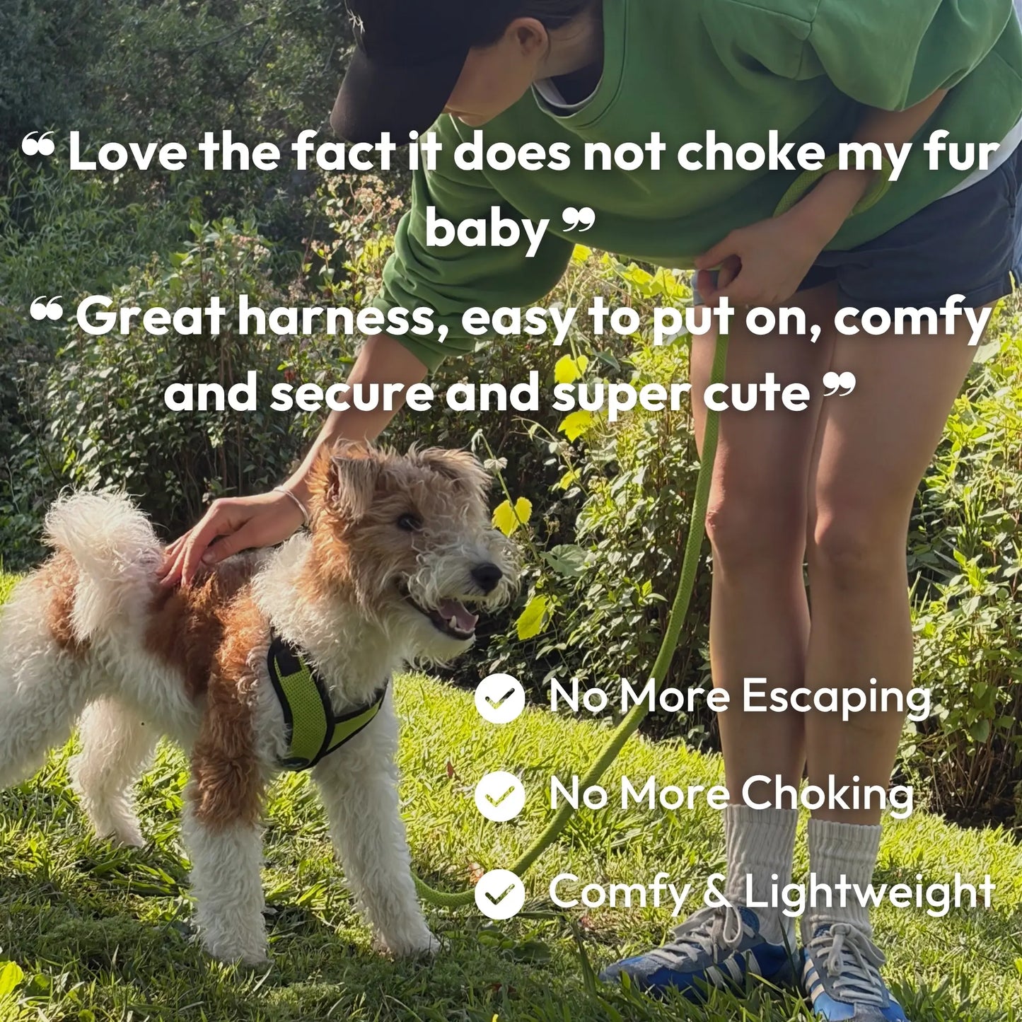Gooby Comfort X Step-In Lite Dog Harness - Premium No-Escape and Choke-Free Solution for Toy Breeds, Small and Medium Dogs - Ultra-Lightweight, Breathable Mesh, Quick-Dry, and Machine Washable