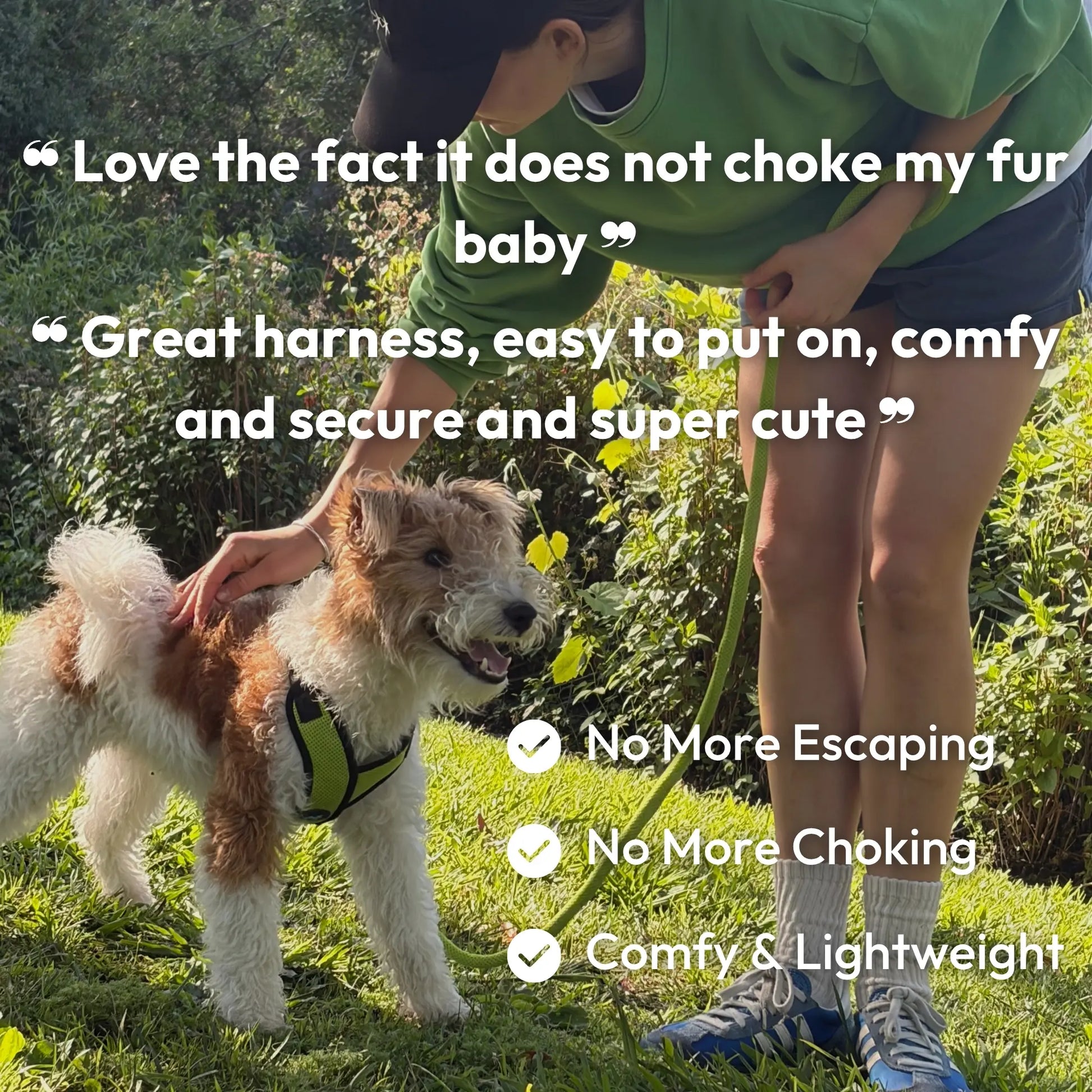 Gooby Comfort X Step-In Lite Dog Harness - Premium No-Escape and Choke-Free Solution for Toy Breeds, Small and Medium Dogs - Ultra-Lightweight, Breathable Mesh, Quick-Dry, and Machine Washable