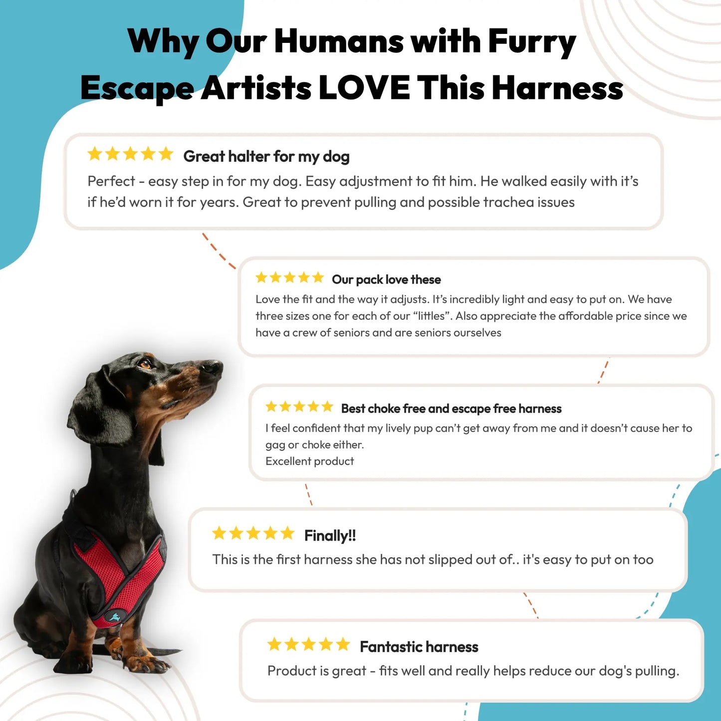 Gooby Comfort X Step-In Lite Dog Harness - Premium No-Escape and Choke-Free Solution for Toy Breeds, Small and Medium Dogs - Ultra-Lightweight, Breathable Mesh, Quick-Dry, and Machine Washable