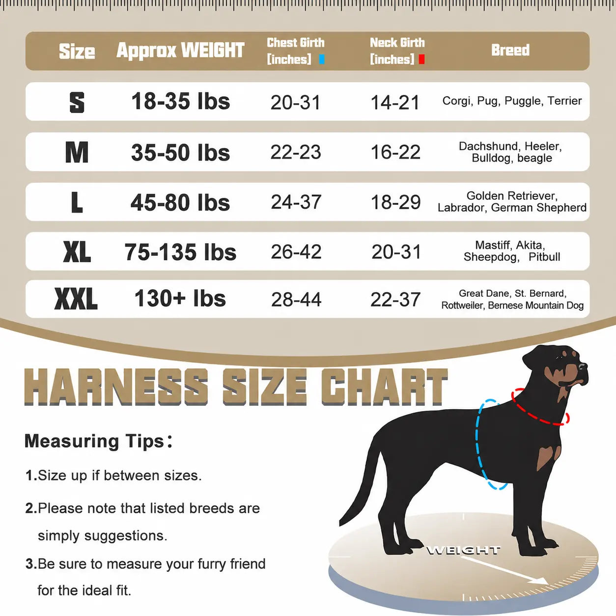 Auroth Tactical Dog Harness - Adjustable No-Pull Harness for Small to Large Dogs, Durable and Reflective Design for Enhanced Control and Safety